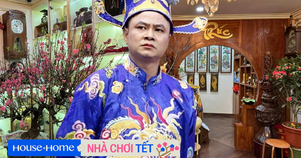 Nhà NSND Tự Long rộn ràng đón Tết: 23 tháng Chạp tưng bừng sắc hoa, gian thờ gây ấn tượng mạnh