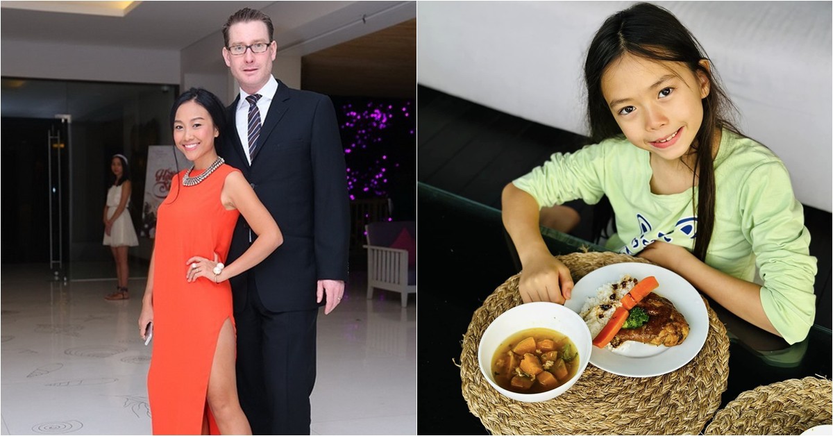 Chị đẹp Đoan Trang nấu cơm cho chồng Tây và ái nữ, con gái "ăn sạch đĩa"
