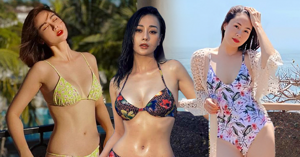 Nữ chính "vũ trụ điện ảnh VTV" đọ body: Quỳnh Nga, Phương Oanh sexy nhưng ảnh diện bikini hiếm hoi của Hồng Diễm mới chiếm spotlight