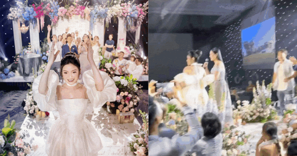 Người bắt được hoa cưới của Chu Thanh Huyền vội vã chạy đi khoe chồng, netizen ngơ ngác: Không độc thân sao vẫn "xin vía"?
