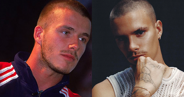 Nhìn "cậu hai" nhà Beckham là minh chứng rõ ràng nhất cho câu "cha nào con nấy"