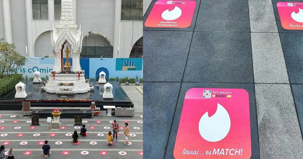 Tinder kết hợp với Đền cầu duyên uy tín nhất Bangkok tổ chức sự kiện ghép đôi cho người ế mùa Valentine