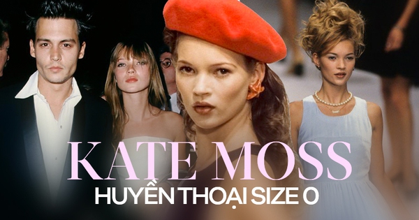 Kate Moss: Huyền thoại size 0, nàng thơ độc lạ không thể thay thế của làng mốt