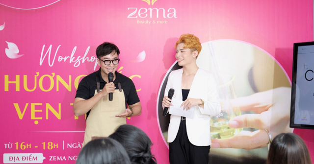 Zema Việt Nam tôn vinh và nâng tầm trải nghiệm phái đẹp bằng workshop làm nước hoa cá nhân