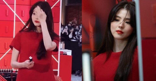 Không ống kính nào có thể dìm được Han So Hee, diện full cây đỏ xinh ngất tại event Dior