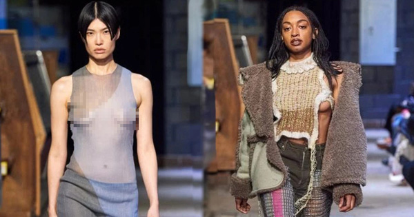 New York Fashion Week 2022: Hồi hộp nhìn người mẫu như sắp... "rơi" cả vòng một ra ngoài!