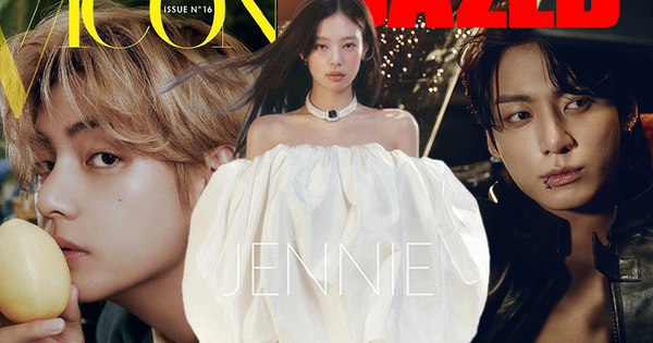 BTS đổ bộ bìa tạp chí tháng 10, Jennie xinh như thiên thần ngoài đời thực