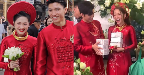 Combo áo dài - son đỏ ngày cưới “lên ngôi”: Từ Thanh Hằng, Puka đến Doãn Hải My đều xinh lung linh