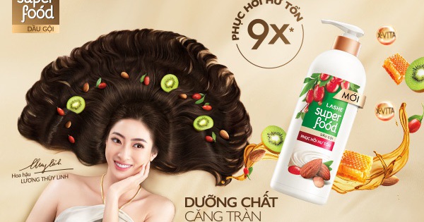 Không còn lo tóc "đói" dưỡng chất, chăm tóc khỏe mượt chuẩn Hoa hậu Lương Thùy Linh
