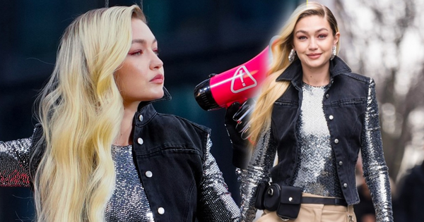 Siêu mẫu Gigi Hadid tái xuất "bụi bặm" trong buổi quay quảng cáo mới