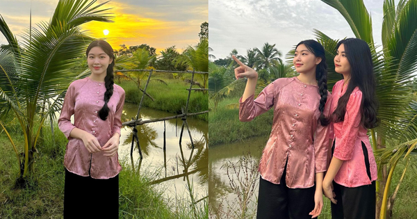 Ái nữ nhà MC Quyền Linh mặc áo bà ba, khoe nhan sắc đẹp không tì vết