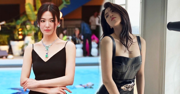 Song Hye Kyo và Han So Hee cùng mặc váy đen: Đàn chị quá an toàn, cô em lấn át với vẻ "tắc kè hoa"