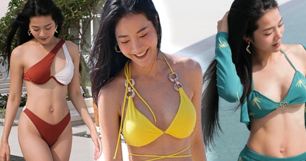 Từng tăng tới 25kg, Karen Nguyễn nóng bỏng với bikini sau 7 tháng sinh con