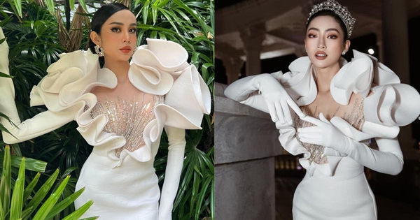 Mặc lại váy 3D của Lương Thùy Linh, Á hậu chuyển giới Lương Mỹ Kỳ khoe nhan sắc lộng lẫy