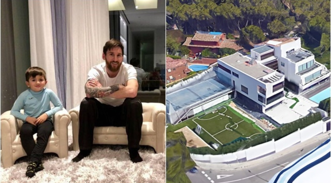 Messi có 4 cơ ngơi đắt giá, tại sao không chiếc máy bay nào trên thế giới có thể bay qua nóc nhà Messi?