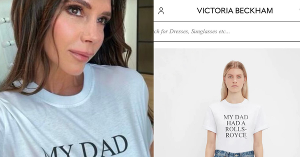 “Cao thủ không bằng tranh thủ”: Victoria Beckham bán tshirt “Bố tôi có một chiếc Rolls-Royce" sau khoảnh khắc viral trong phim của chồng