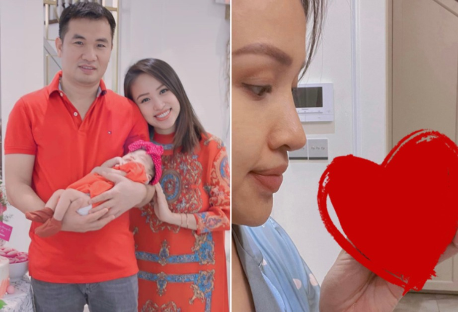 Hậu sinh con với chồng doanh nhân, Vân Hugo "thèm thuồng" một món, chỉ nhìn chứ không dám ăn