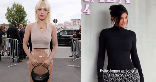 Somi hoá búp bê, Sana khoe visual "tiên tử" đọ sắc cùng Kylie Jenner tại show diễn Prada