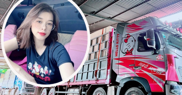 Mỹ nhân Thái Nguyên nặng 36kg lái xe tải nặng 30 tấn, được dân mạng gọi là "bóng hồng container"