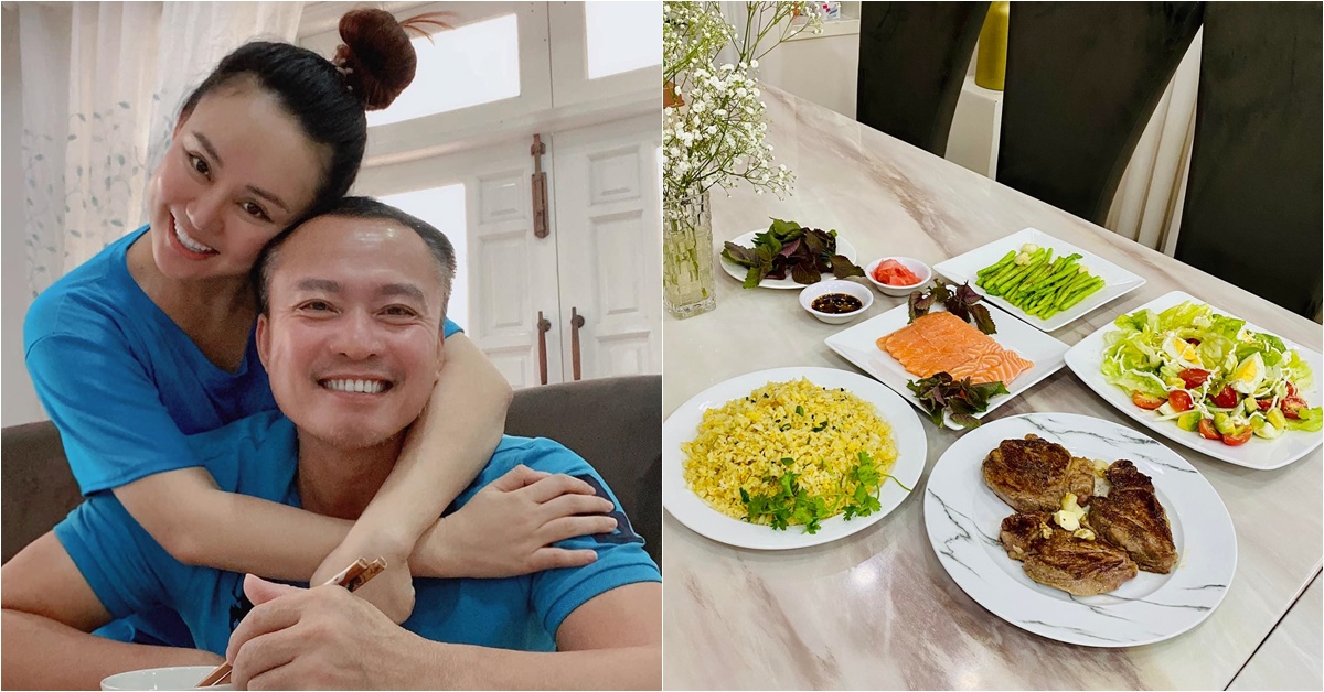 Vy Oanh nấu cho chồng đại gia hơn 15 tuổi món ăn hút mắt như ngoài tiệm, bảo sao ngày càng được yêu