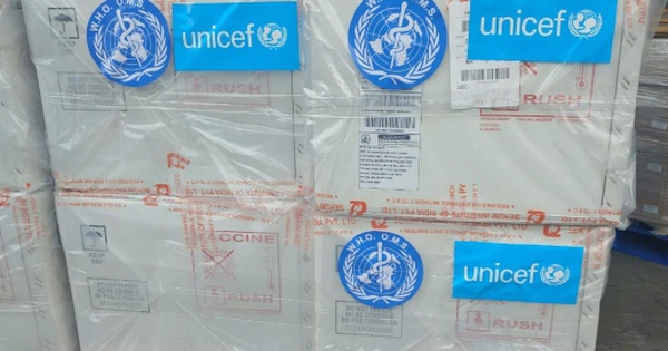 185.700 liều vaccine 5 trong 1 do UNICEF hỗ trợ đã về đến Việt Nam