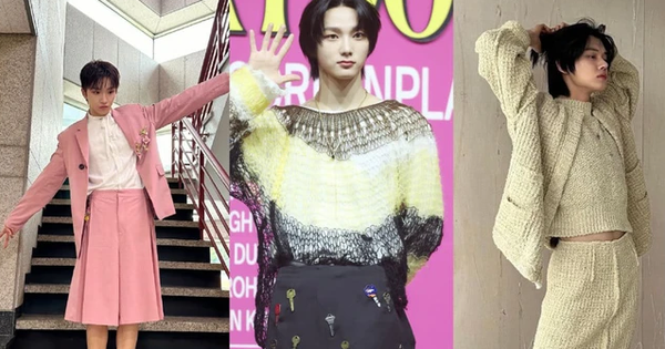 Nam thần tượng K-Pop mặc váy, ủng hộ thời trang "trung tính"