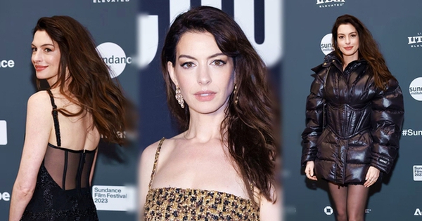 Anne Hathaway ngày càng thích mặc "đồ ngầu"