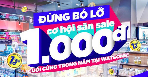 Tháng 9 này có hẹn cùng Lễ hội làm đẹp tại Watsons: Cơ hội cuối cùng “săn sale” 1.000Đ