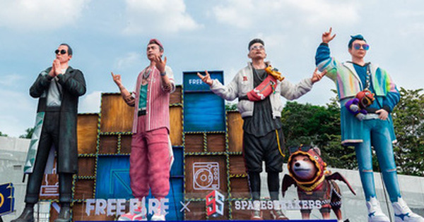 Tổ đội SpaceSpeakers gây choáng ngợp khi được dựng tượng "siêu to khổng lồ" tại Aeon Mall Tân Phú