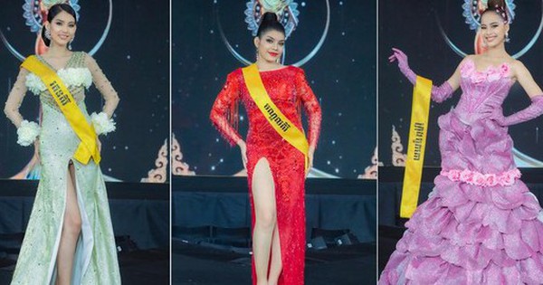 Loạt váy dạ hội bị chê của dàn thí sinh Miss Grand Campuchia 2022