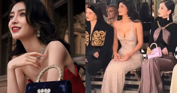 Angelababy tái xuất lộng lẫy ở Paris Fashion Week, nhưng khi ngồi cạnh Kylie Jenner thì sao?