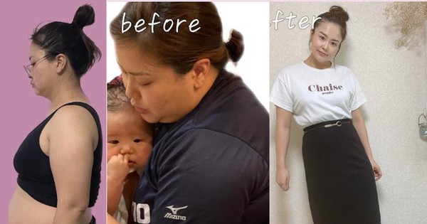 Thực hiện 4 nguyên tắc này mỗi ngày, mẹ bỉm Nhật giảm 40kg sau hơn 1 năm