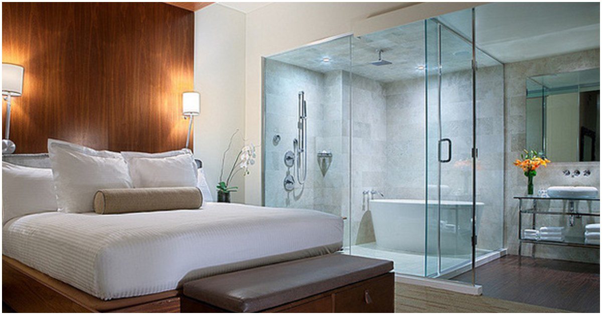 Phòng tắm khách sạn được thiết kế kính “trong veo”, biết lý do bạn sẽ phải ngỡ ngàng