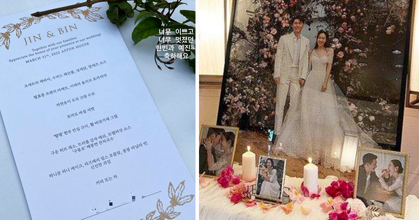 Lộ diện menu tiệc cưới Hyun Bin - Son Ye Jin: Ngập sơn hào hải vị, từng nguyên liệu đọc sang cả người!